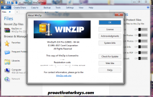 winzip registered to and activation code